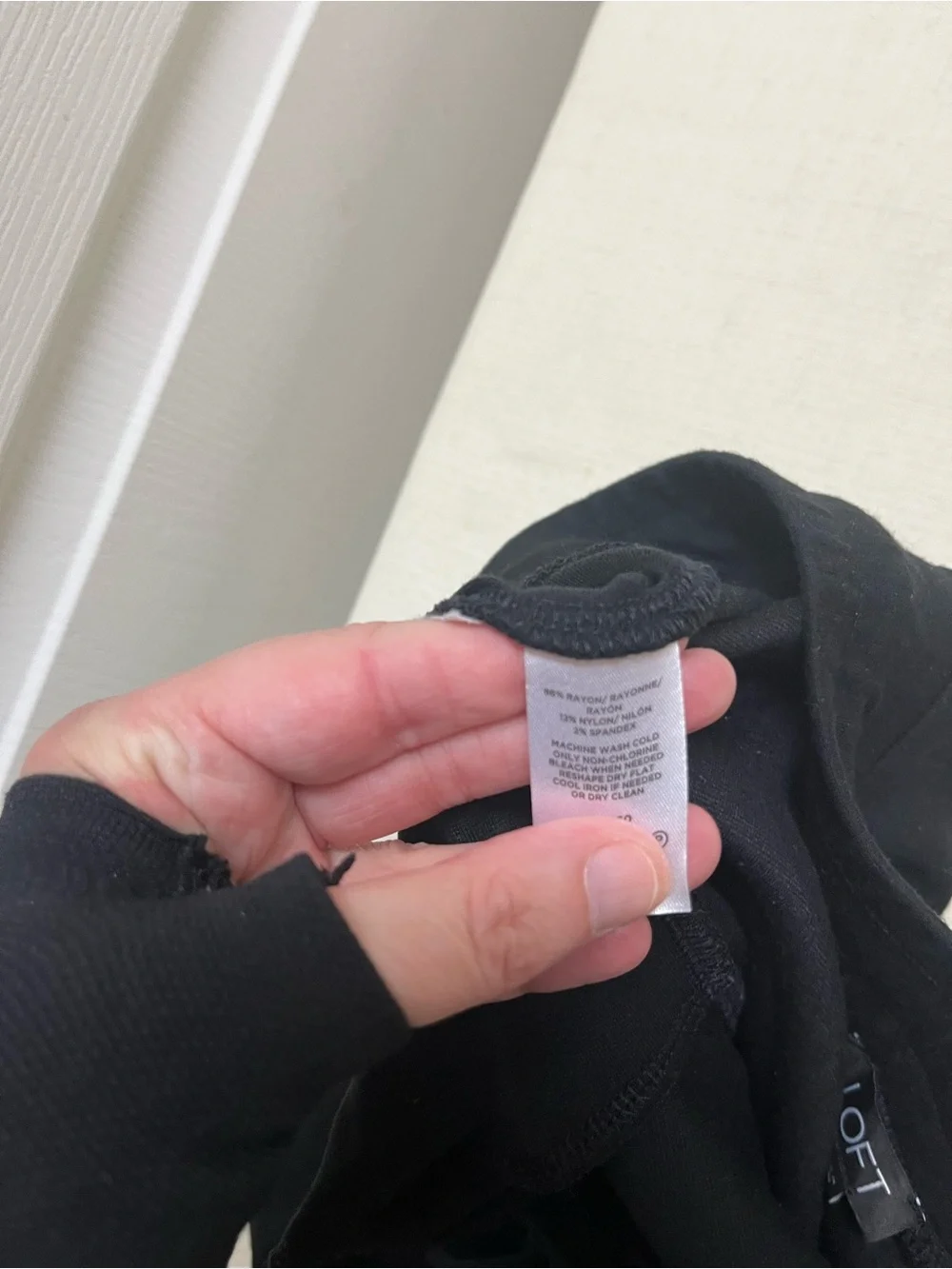 Loft S black soft joggers